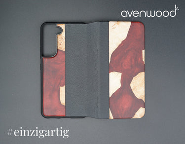 Samsung Galaxy S22 PORTO COLLECTION FLIPCASE 9232 Rot